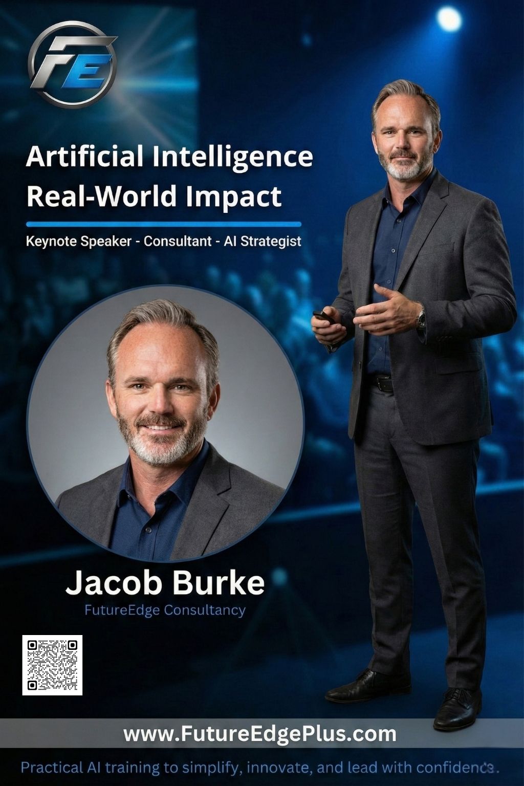 Artificial Intelligence Keynote Speaker Jacob Burke Training Seminars Professional Development AI Strategist Jacob Burke